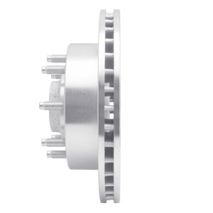 Dodge B2500 Brake Rotor (1) - Front Right - R1 Concepts - Drilled & Slotted - Silver - `98-`03